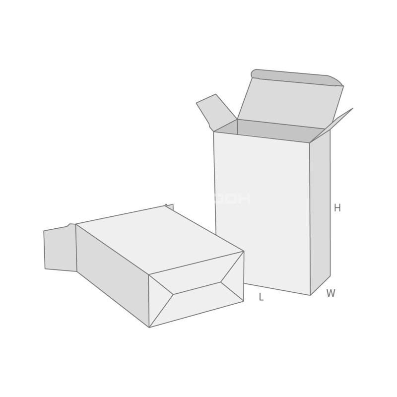 ECMA A55.20.01.03 Folding Carton – Snap-Lock Bottom Box ECMA A55.20.01.03 Folding Carton – Snap-Lock Bottom Box