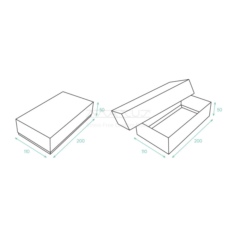 Two-Piece Cardboard Box