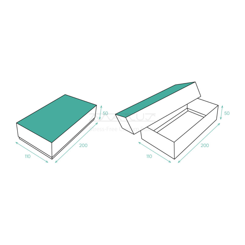 Two-Piece Cardboard Box
