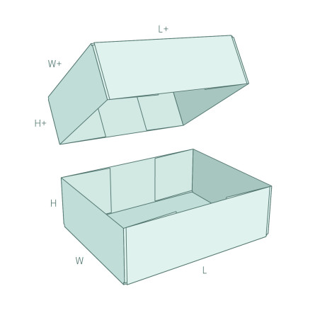 FEFCO 0300 Box – Corrugated Packaging with 3D Preview | MAZUS