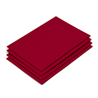 Red (CHERRYRED) cardboard sheets