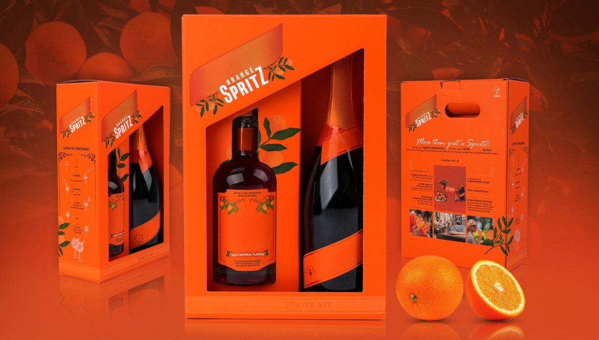 Dzērienu iepakojums no gofrētā kartona aizsargā un reprezentē